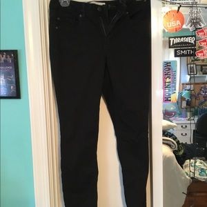 Black Stretchy Garage Jeans